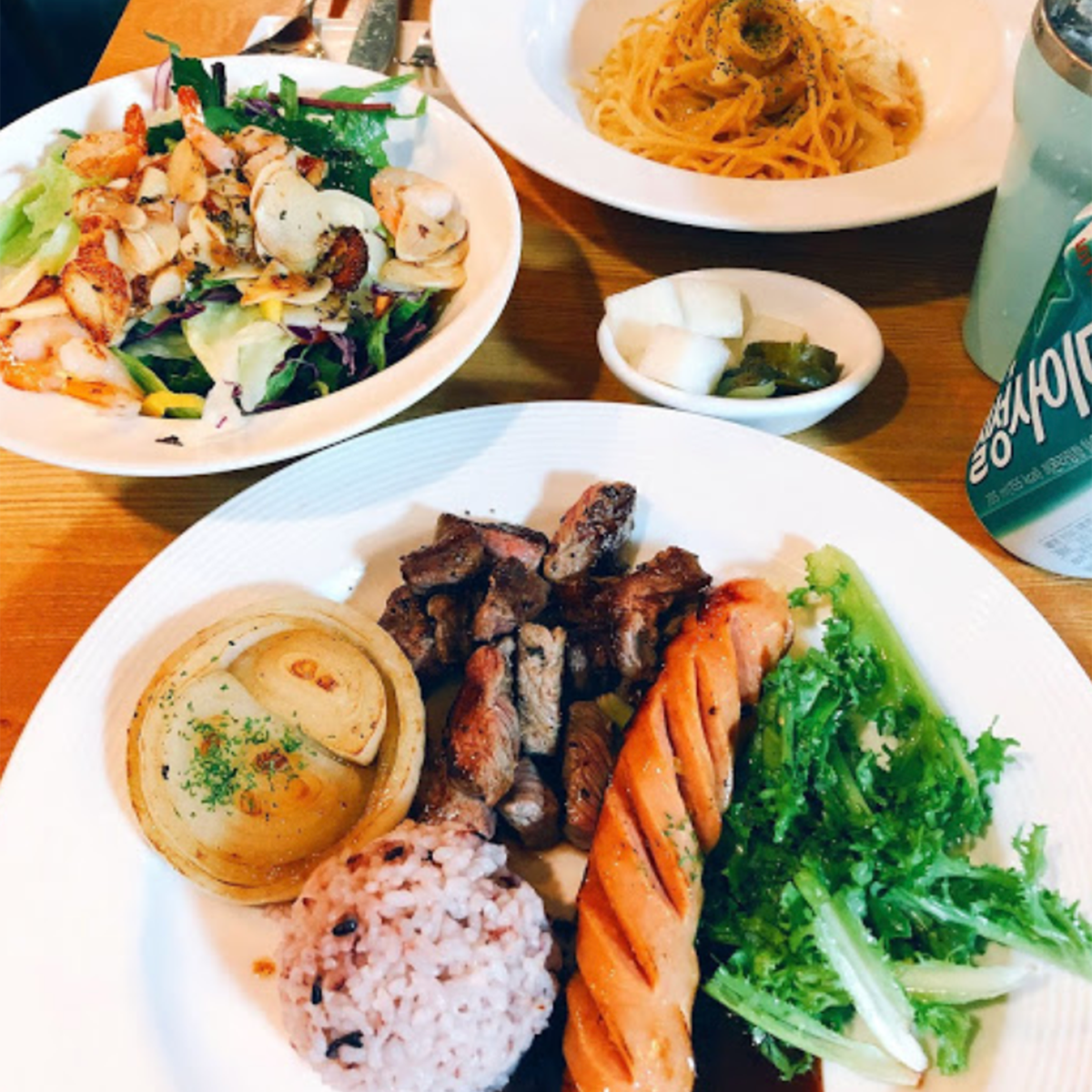 [益善洞/美食店] 排長龍都要吃的懷舊西餐廳8500won美味牛排套餐